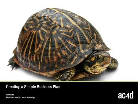 Creating a Simple Business Plan