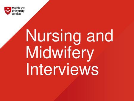 Nursing and Midwifery Interviews