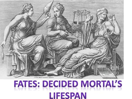 Fates: decided mortal’s lifespan