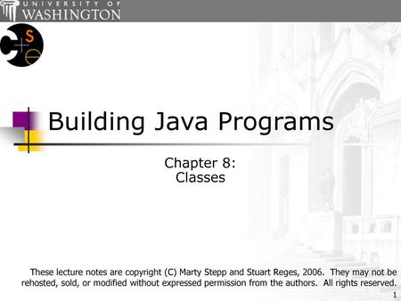 Building Java Programs