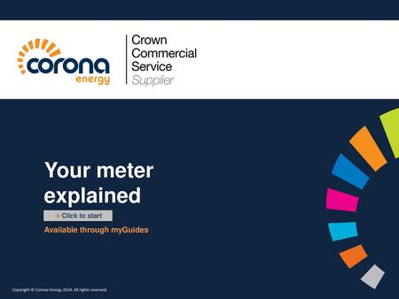 Your meter explained Available through myGuides → Click to start