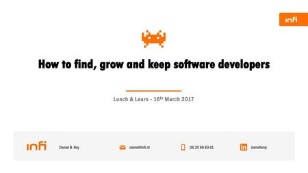 How to find, grow and keep software developers