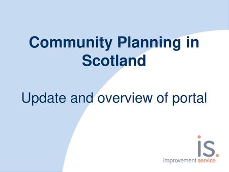 Community Planning in Scotland