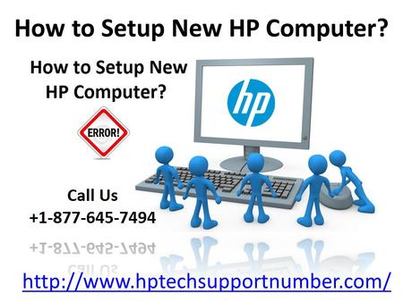 How to Setup New HP Computer?