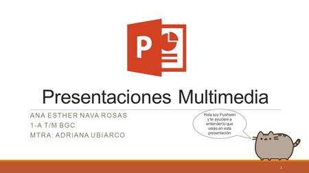 Presentaciones Multimedia 