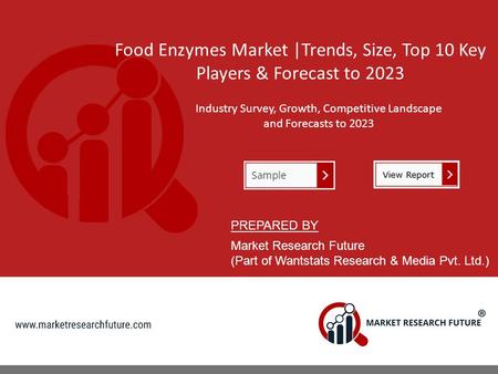 Food Enzymes Market |Trends, Size, Top 10 Key Players & Forecast to 2023 Industry Survey, Growth, Competitive Landscape and Forecasts to 2023 PREPARED.