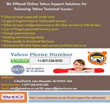 Call For Yahoo Mail Account Support Number 1877-503-0107