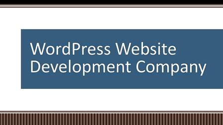 WordPress Website Development Company - Sara Analytics Pvt Ltd