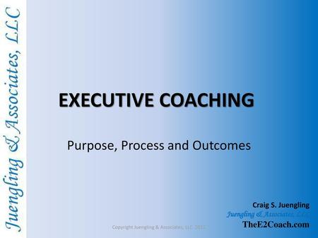 Purpose, Process and Outcomes