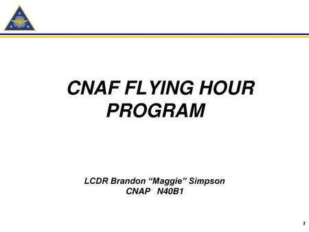 CNAF FLYING HOUR PROGRAM