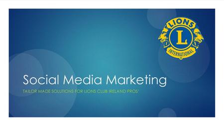 Social Media Marketing