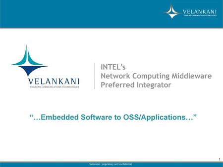 “…Embedded Software to OSS/Applications…”