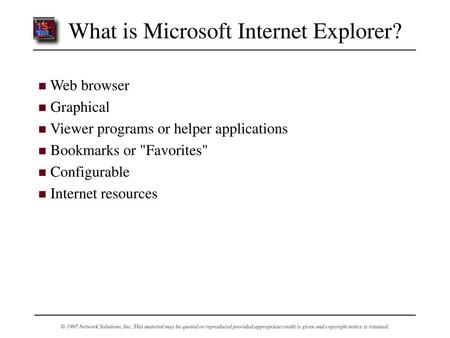 What is Microsoft Internet Explorer?