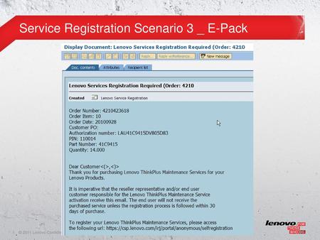 Service Registration Scenario 3 _ E-Pack