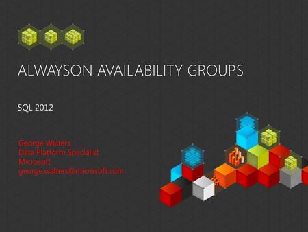 AlwaysON Availability groups