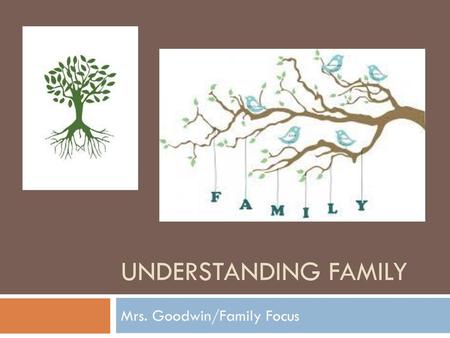 Mrs. Goodwin/Family Focus