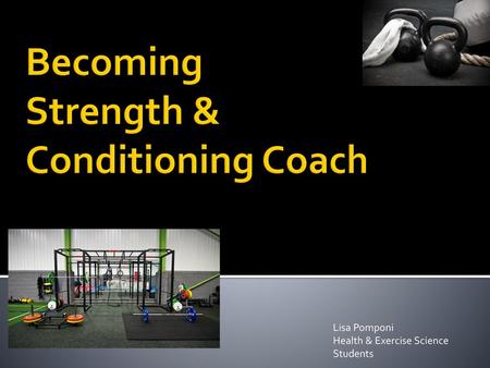 Becoming Strength & Conditioning Coach