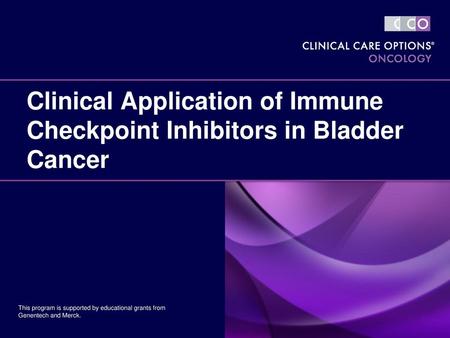 Clinical Application of Immune Checkpoint Inhibitors in Bladder Cancer