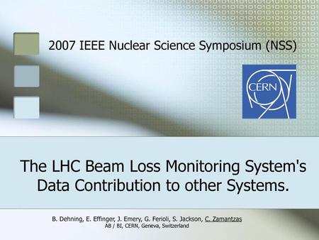 2007 IEEE Nuclear Science Symposium (NSS)