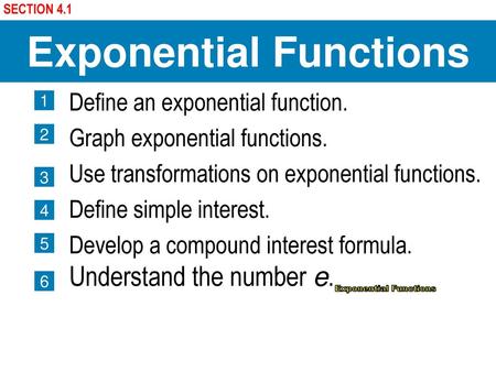 Exponential Functions