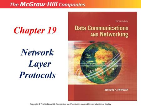 Chapter 19 Network Layer Protocols