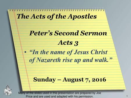 The Acts of the Apostles