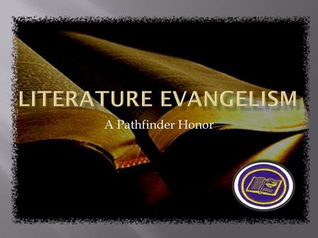 Literature Evangelism