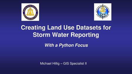 Creating Land Use Datasets for Storm Water Reporting