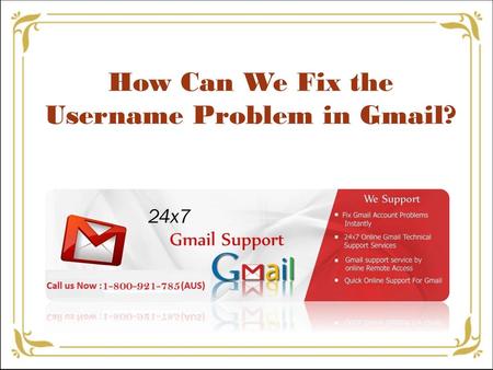 How Can We Fix the Username Problem in Gmail?