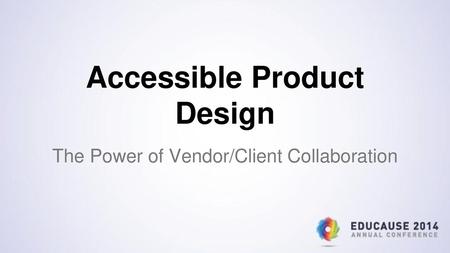 Accessible Product Design