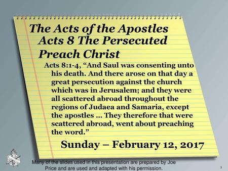 The Acts of the Apostles