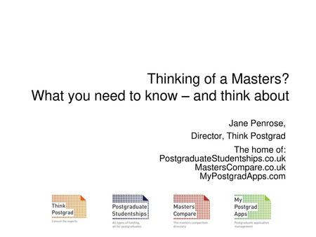 Thinking of a Masters? What you need to know – and think about