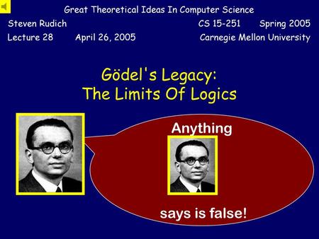 Gödel's Legacy: The Limits Of Logics