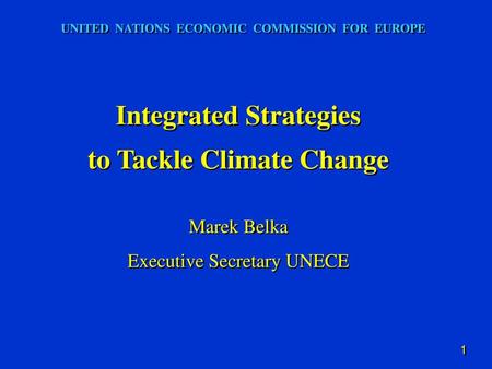 Integrated Strategies to Tackle Climate Change