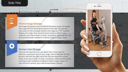 Slide Title Phone Image Change Pointer Line Change