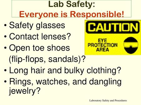 Lab Safety.