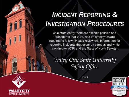 Investigation Procedures