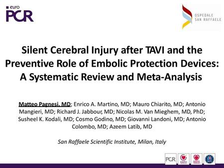 Preventive Role of Embolic Protection Devices: