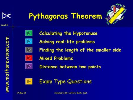 Compiled by Mr. Lafferty Maths Dept.