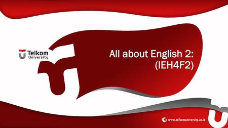 All about English 2: (IEH4F2)