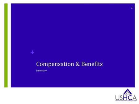 Compensation & Benefits