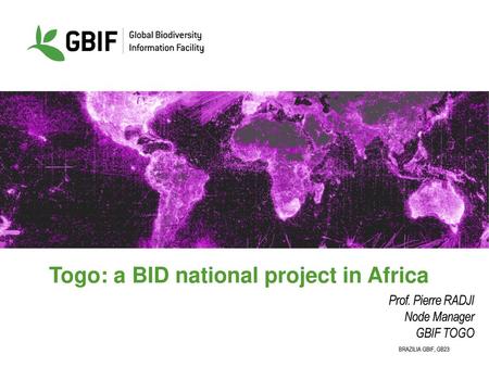 Togo: a BID national project in Africa