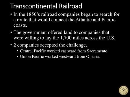 Transcontinental Railroad