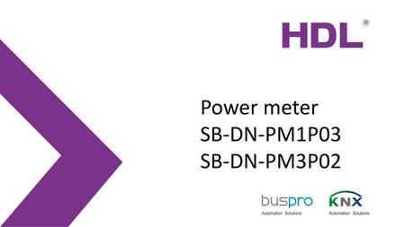 Power meter SB-DN-PM1P03 SB-DN-PM3P02.