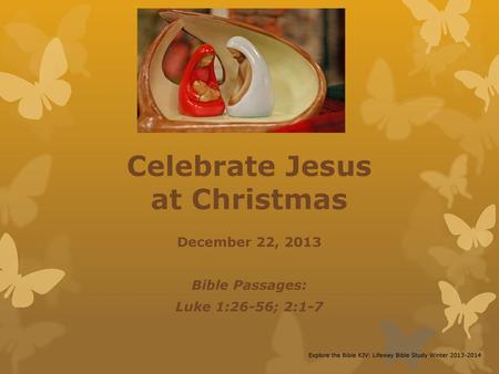 Celebrate Jesus at Christmas