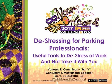 De-Stressing for Parking Professionals: