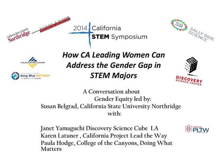 How CA Leading Women Can Address the Gender Gap in STEM Majors