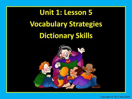 Vocabulary Strategies