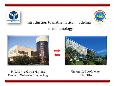 Introduction to mathematical modeling … in immunology