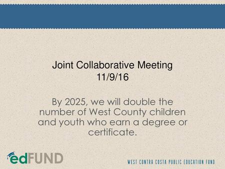 Joint Collaborative Meeting 11/9/16